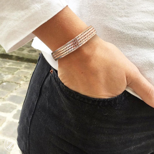 Twisted Copper Bracelet Fusion of Energy and Elegance Zahros
