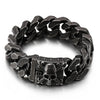 Bracelet Éminence Black Skull-lux Massif