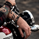 BRACELET SKULL RAVAGE BLACK