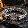 Unisex,Bijoux,Rock,Punk,Bracelet,Acier Inoxydable,Tête de mort.