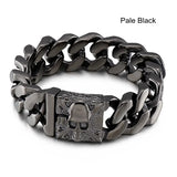 Bracelet Éminence Black Skull-lux Massif