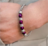 BRACELET POWER PURPLE RED : zahros