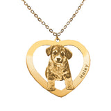 Pendentifs personnalisés à l'effigie de votre chien ou chat – Gravure sur métal argent ou or