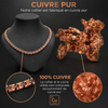 Collier magnétique en cuivre massif - Néodyme
