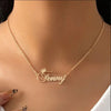 Collier Prénom Personnalisé Couronne Royale