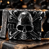 Armband Éminence Black Skull-lux Massiv