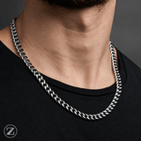 SILBERNE FIGARO-KETTE 11 MM