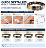 Bracelet Kalon en Pierres Obsidienne Dorée & Cuivre