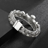 bracelet croix homme, bracelet médiéval, bijou gothique, bracelet argent ancien, bracelet viking homme, bijou symbolique homme, bracelet masculin original, bijou artisanal homme

