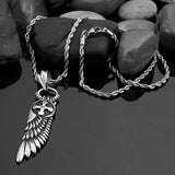 pendentif ailé homme, bijou spirituel homme