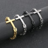 Bracelet croix  – un rappel silencieux, un acte de foi Bijou tendance et symbolique à porter au quotidien. Ce bracelet élégant en acier inoxydable allie style moderne et force spirituelle. Idéal comme idée cadeau ou accessoire mode affirmé.
