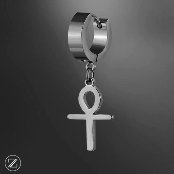 Boucles D'Oreilles Homme Ankh | Egypte Antique Shop