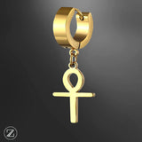 boucles d'oreilles croix ANKH