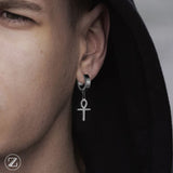 boucles d'oreilles croix ANKH