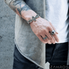 bracelet croix homme, bracelet médiéval, bijou gothique, bracelet argent ancien, bracelet viking homme, bijou symbolique homme, bracelet masculin original, bijou artisanal homme

