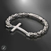 Bracelet croix  – un rappel silencieux, un acte de foi Bijou tendance et symbolique à porter au quotidien. Ce bracelet élégant en acier inoxydable allie style moderne et force spirituelle. Idéal comme idée cadeau ou accessoire mode affirmé.
