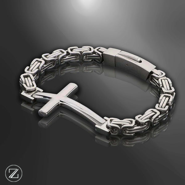 Bracelet croix  – un rappel silencieux, un acte de foi Bijou tendance et symbolique à porter au quotidien. Ce bracelet élégant en acier inoxydable allie style moderne et force spirituelle. Idéal comme idée cadeau ou accessoire mode affirmé.
