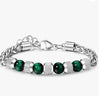 BRACELET POWER OEIL DE TIGRE VERT