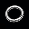 Invisible Clasp 16 mm, Round Stainless Steel Spring Ring